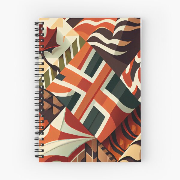 Item preview, Angular Designer Country Pattern Digital Painting designed and sold by CodeAndColors.