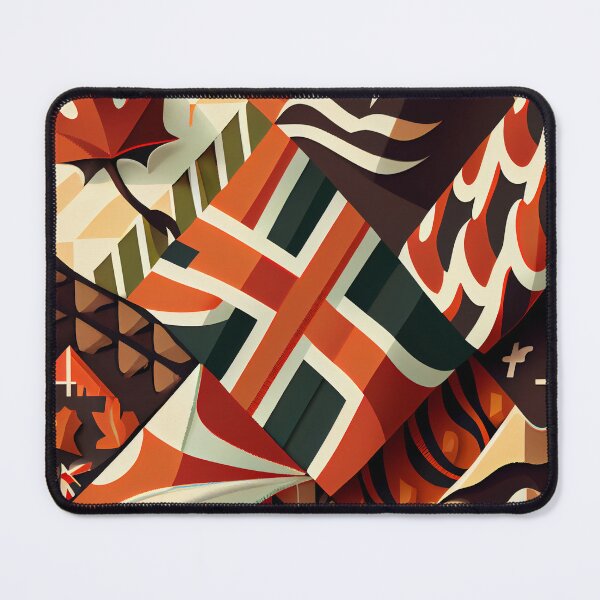 Item preview, Angular Designer Country Pattern Digital Painting designed and sold by CodeAndColors.