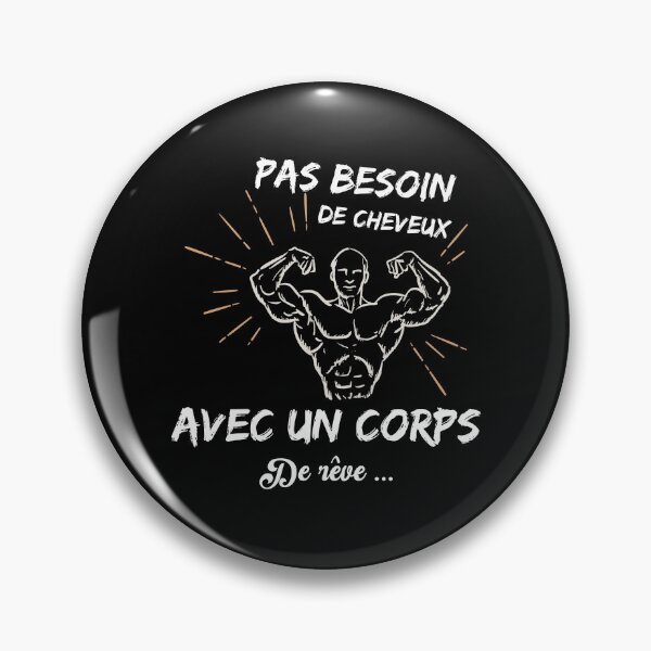 Item preview, Pas Besoin de Cheveux Humour Chauve cadeau designed and sold by thegoodplan.