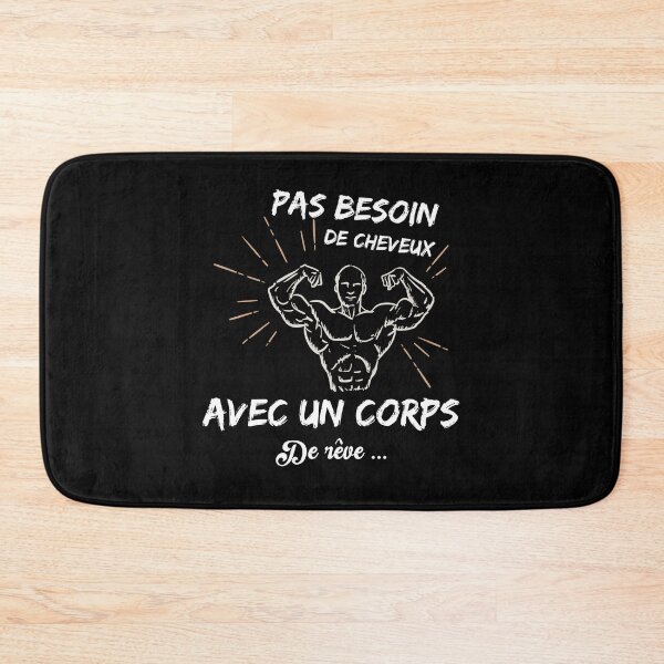 Item preview, Pas Besoin de Cheveux Humour Chauve cadeau designed and sold by thegoodplan.