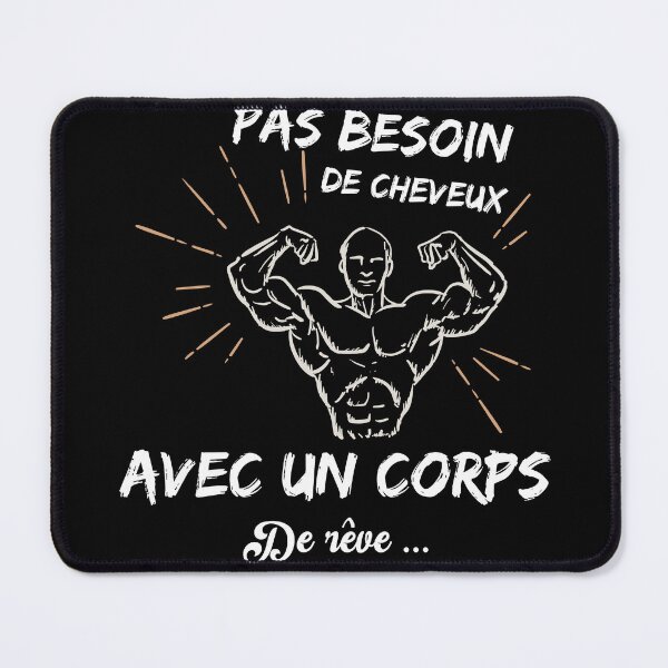 Item preview, Pas Besoin de Cheveux Humour Chauve cadeau designed and sold by thegoodplan.
