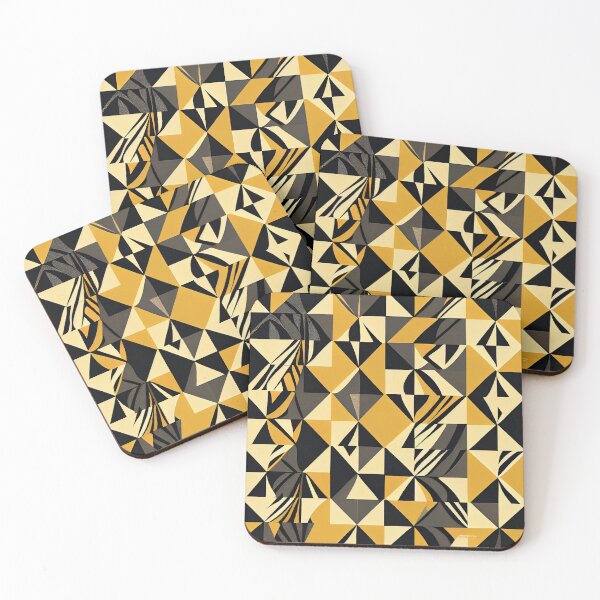 Item preview, Bold Geometric Aggressive Modern Farmhouse Pattern Digital Painting designed and sold by CodeAndColors.