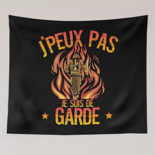 Item preview, Je Peux Pas Je Suis De Garde Pompiers Cadeau De Pompier designed and sold by thegoodplan.