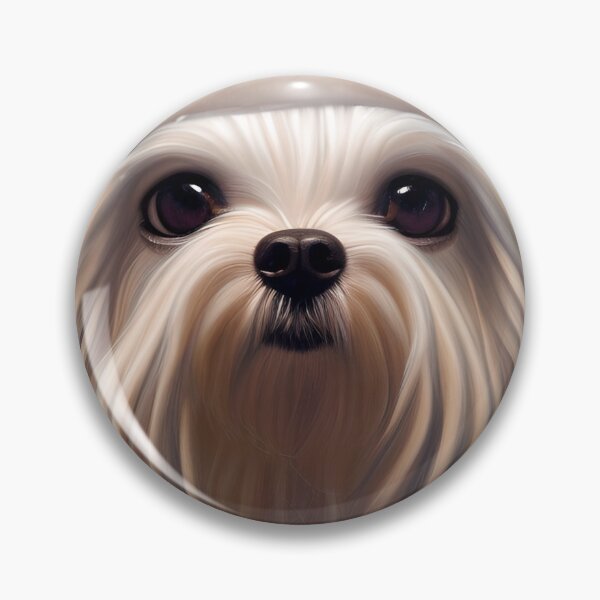 Item preview, Christmas Maltese Wearing A Santa Hat designed and sold by ZenEverAI.