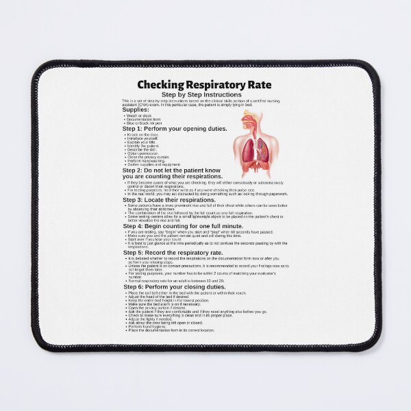 Item preview, Checking Respiratory Rate Step by Step Instructions designed and sold by Caregiverology.