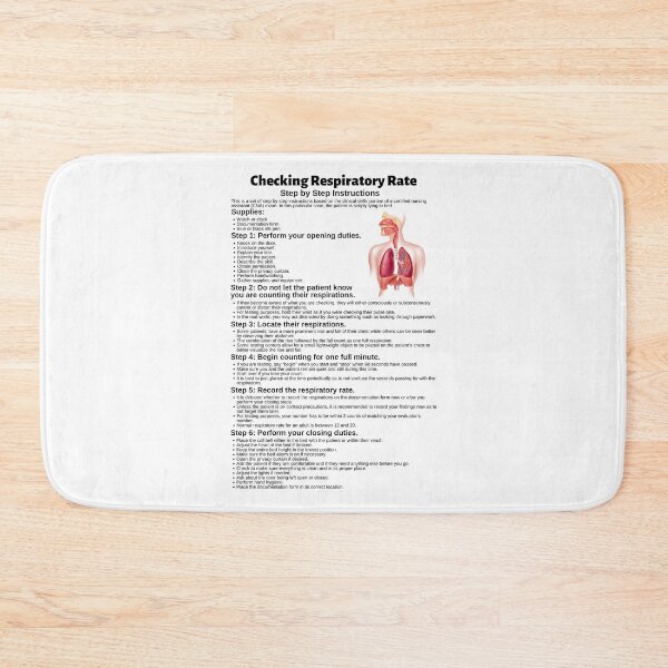 Item preview, Checking Respiratory Rate Step by Step Instructions designed and sold by Caregiverology.