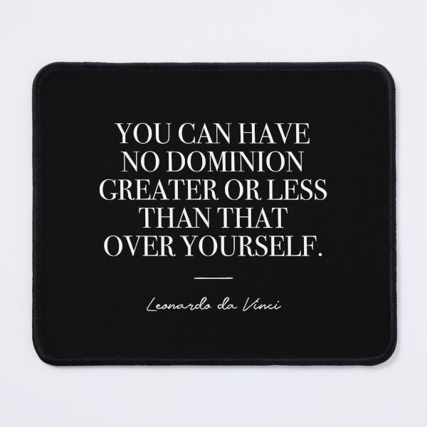 Item preview, You can have no dominion greater or less than that over yourself (white) designed and sold by didijuca.