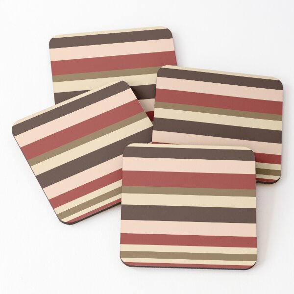 Item preview, How To Wear Stripes Horizontal Stripes Chocolate Caramel Coffee Stripey designed and sold by somersbyman.