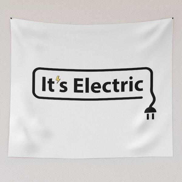 Item preview, It's Electric Logo designed and sold by 718Raindeer.