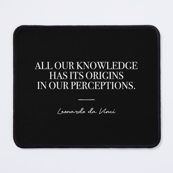Item preview, All our knowledge has its origins in our perceptions (white) designed and sold by didijuca.