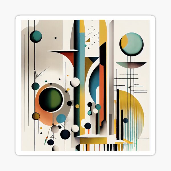 Vista previa del artículo con la obra «Arte abstracto moderno de mediados de siglo», diseñado y vendido por Andrei Popescu.