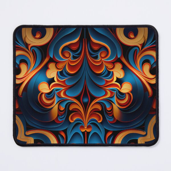 Item preview, Aggressive Flowing Traditional Pattern Digital Painting designed and sold by CodeAndColors.