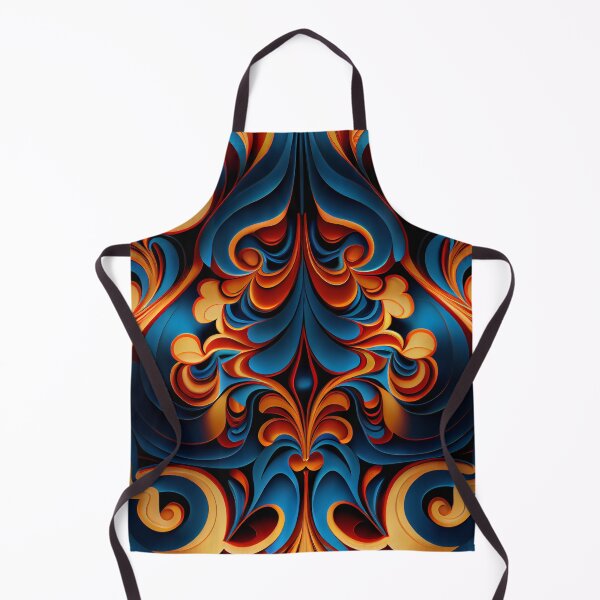 Item preview, Aggressive Flowing Traditional Pattern Digital Painting designed and sold by CodeAndColors.
