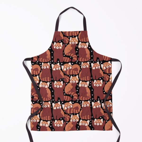 Item preview, Red panda cute illustration pattern designed and sold by Yarafantasyart.