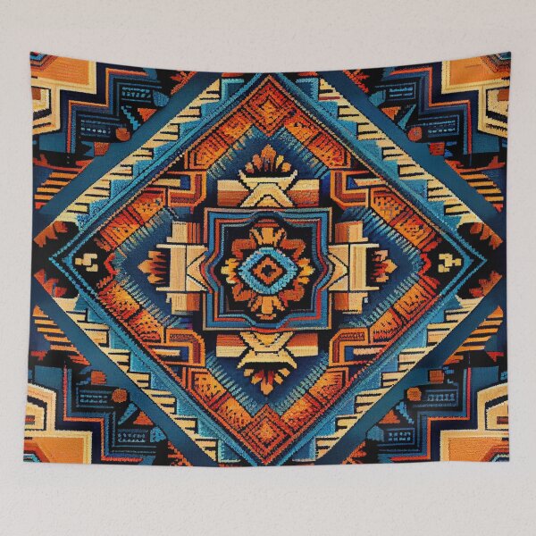 Item preview, Beautiful Divine Southwestern Pattern Digital Painting designed and sold by CodeAndColors.