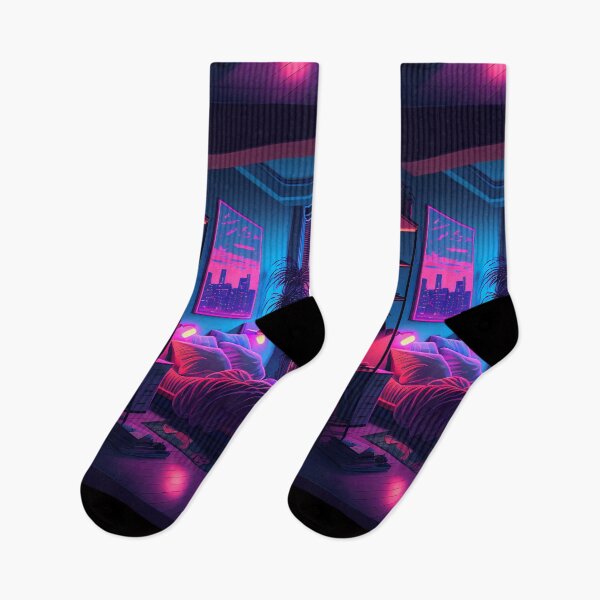 Item preview, Dream in Neon: A Vaporwave Escape into the Future designed and sold by ZGigerBarker.