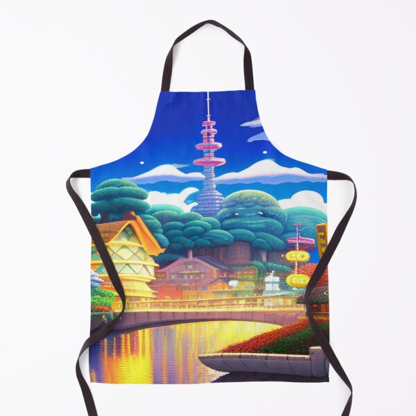 Item preview, Pixelated Cityscape Peace designed and sold by Nellisstadia.