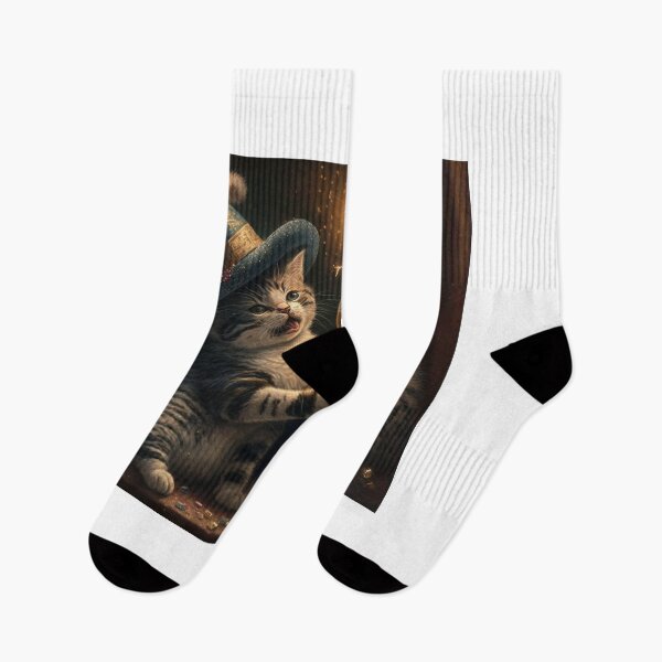 Item preview, Happy Kitty New Years! designed and sold by FreeBot99.