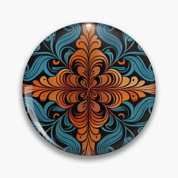Artikelvorschau, Aggressive Flowing Traditional Pattern Digital Painting entworfen und verkauft von CodeAndColors.