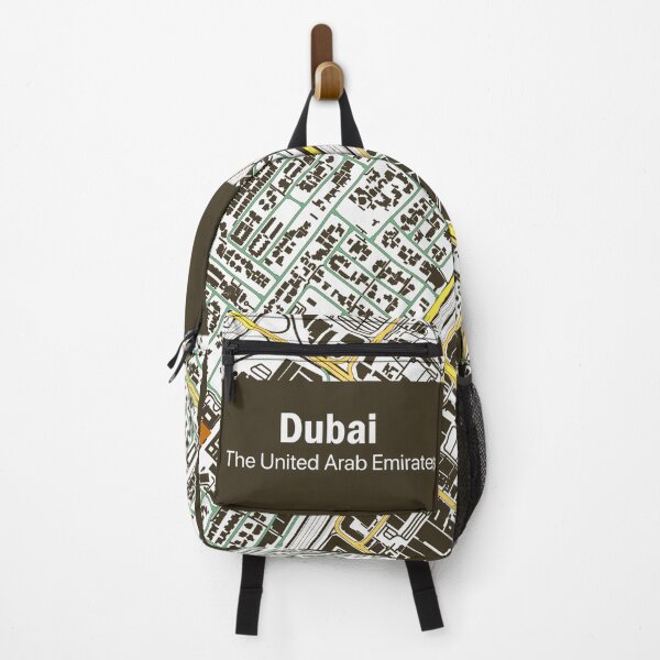 Item preview, Map of Dubai, the United Arab Emirates designed and sold by wamuigaworld.