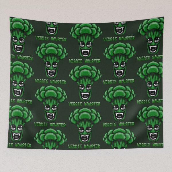 Item preview, VEGGIE MONSTER BROCCOLI designed and sold by La Loca.