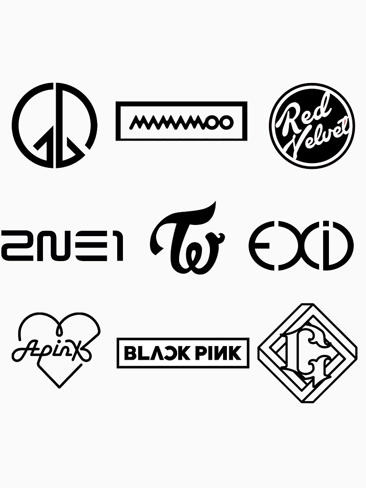 K-Pop: kpop boy groups logo