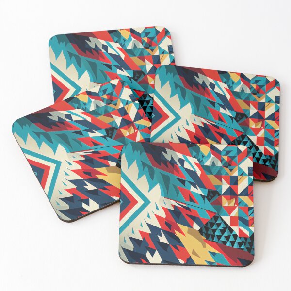 Item preview, Angular Designer Country Pattern Digital Painting designed and sold by CodeAndColors.