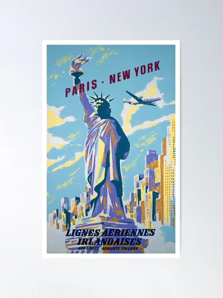 New York Vintage Travel Poster - Retro Travel Poster - Vintage Print Poster  by ArtAndCulture
