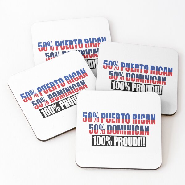 Item preview, PUERTO RICAN/DOMINICAN PRIDE designed and sold by Sillybear PrintsItAll.