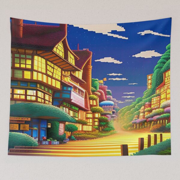 Item preview, Tranquil Village designed and sold by Nellisstadia.