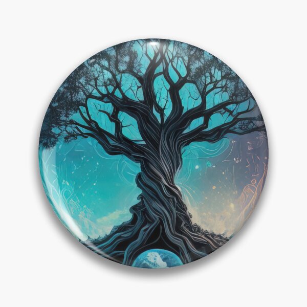 Item preview, Celestial tree of the cosmic moon designed and sold by RK - Shop.
