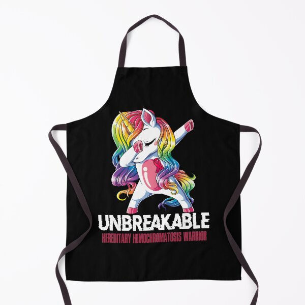 Item preview, Hereditary Hemochromatosis Awareness - Unicorn Hereditary Hemochromatosis Warrior Ribbon UNBREAKABLE designed and sold by Fernandezf.