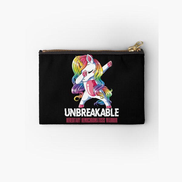 Item preview, Hereditary Hemochromatosis Awareness - Unicorn Hereditary Hemochromatosis Warrior Ribbon UNBREAKABLE designed and sold by Fernandezf.