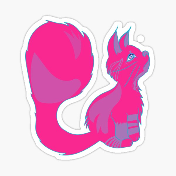 Cats go mew Sticker