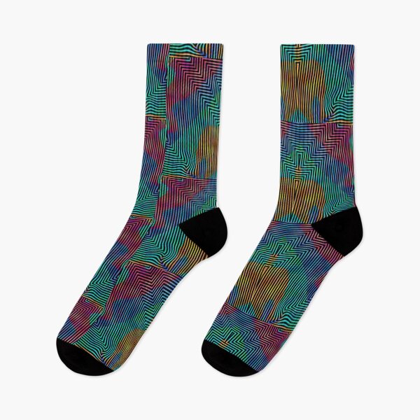 Item preview, FUNNY ABSTRACT GEOMETRIC SYMETRIC COLORFUL LINES PATTERN TETRIS designed and sold by Ralek.