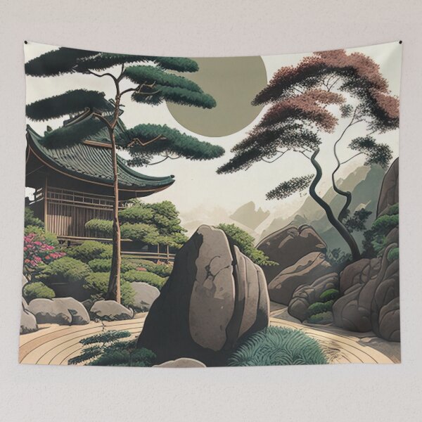 Item preview, Ukiyo-e Royal Palace Garden designed and sold by RK - Shop.