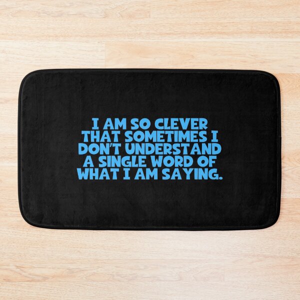 Item preview, I Am So Clever That Sometimes I Don't Understand A Single Word Of What I Am Saying - Oscar Wilde Quotes designed and sold by JourneyCreative.