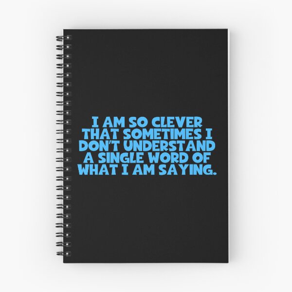 Item preview, I Am So Clever That Sometimes I Don't Understand A Single Word Of What I Am Saying - Oscar Wilde Quotes designed and sold by JourneyCreative.
