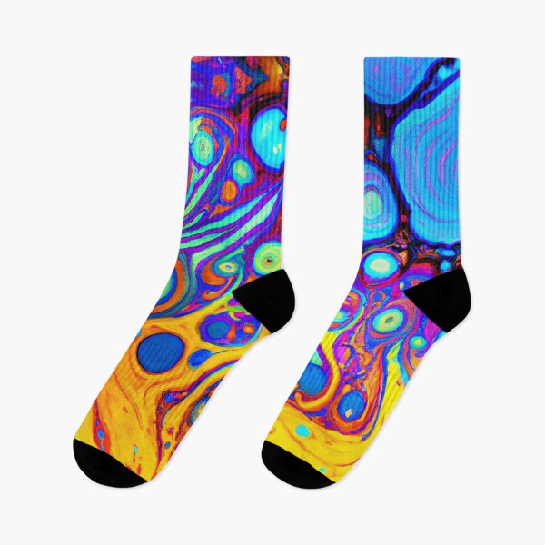 Item preview, Psychedelic mixed paint pattern designed and sold by Bakesales.
