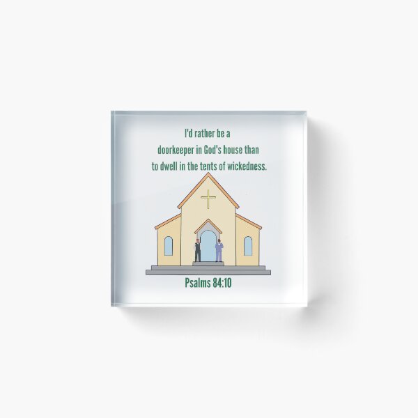Item preview, Doorkeeper in God's House~Psalms 84:10 designed and sold by RhondaCGoins.