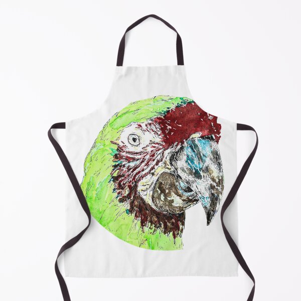 Item preview, Great Green Macaw Parrot Watercolor designed and sold by howdoyouduke.