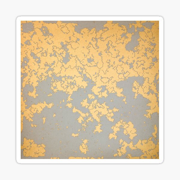 Elgeis Vintage Land Map Sticker