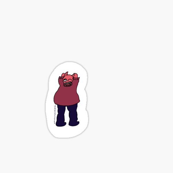 Demon(spook month) Sticker