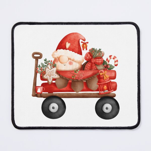 Item preview, Red Santa on a Country Wagon designed and sold by silviaol.
