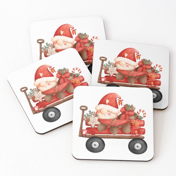 Item preview, Red Santa on a Country Wagon designed and sold by silviaol.