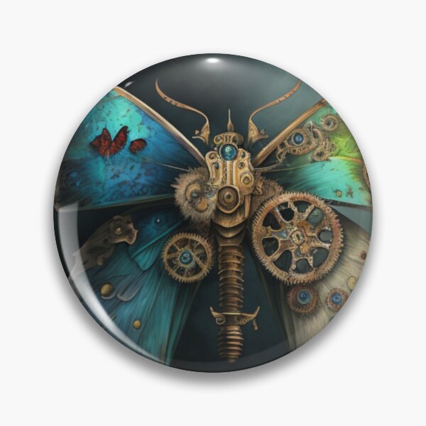 Item preview, Steampunk Clockwork Moth designed and sold by Cycle-Seven.