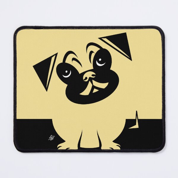 Item preview, Tan Pug Dog In Cutout Style designed and sold by studioart.