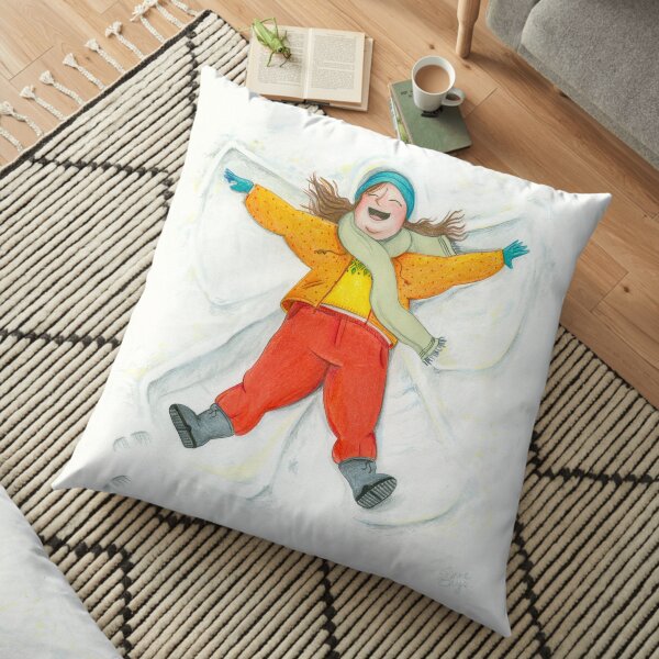 Snowangel Floor Pillow