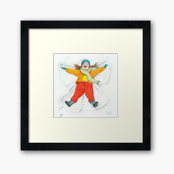 Snowangel Framed Art Print