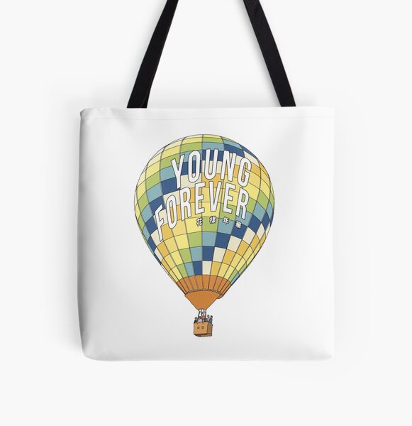 young forever All Over Print Tote Bag